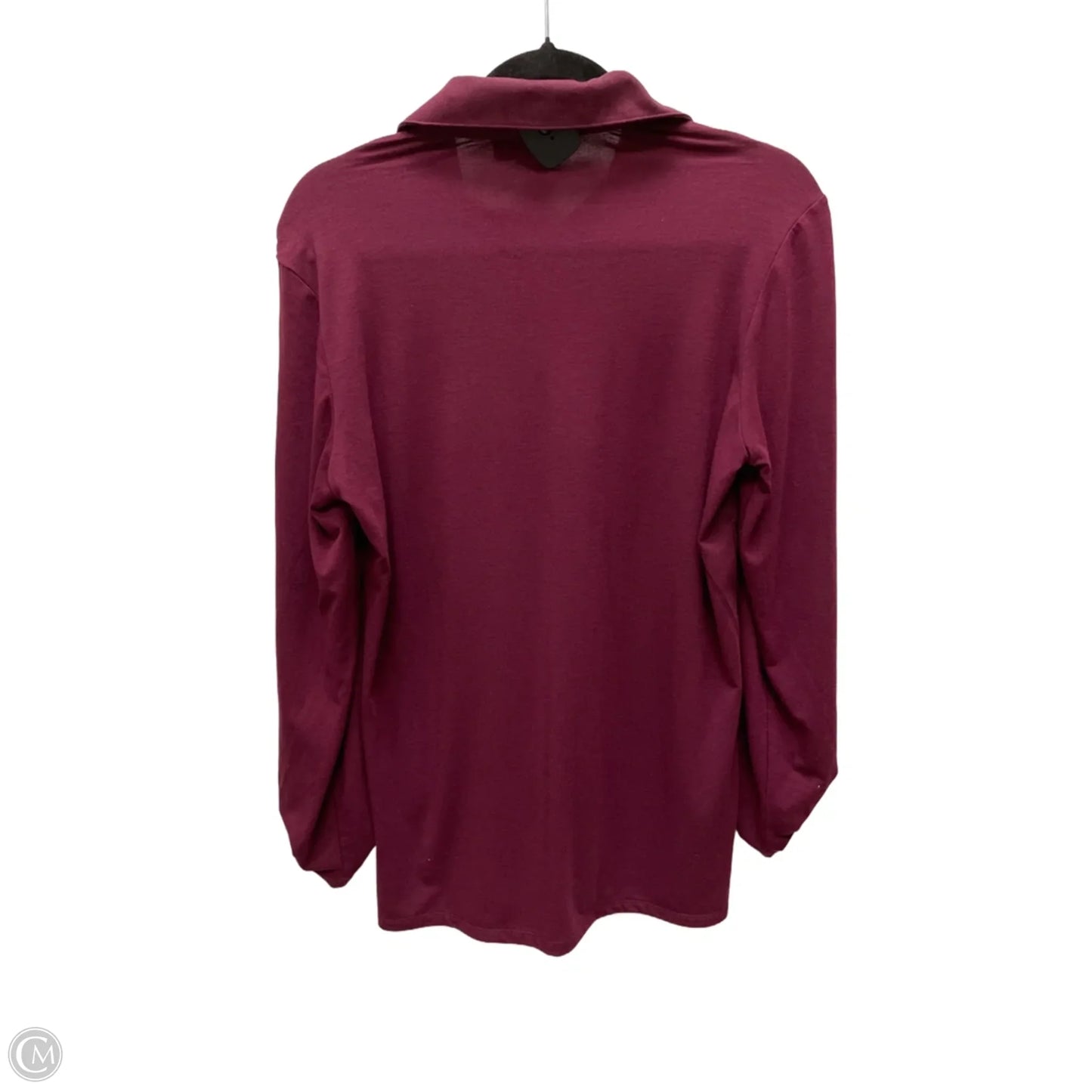 Top Long Sleeve By Grayson In Purple, Size: S