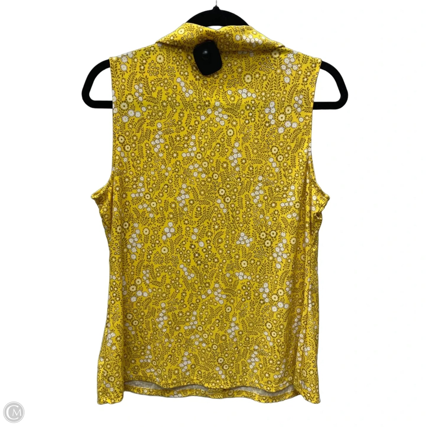 Top Sleeveless By Tommy Hilfiger In Floral Print, Size: M