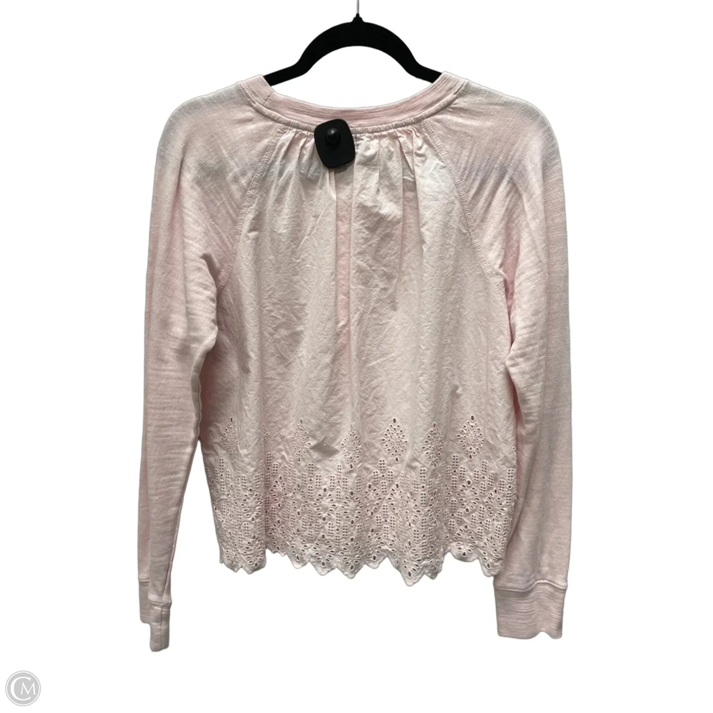 Top Long Sleeve By J. Crew In Pink, Size: M