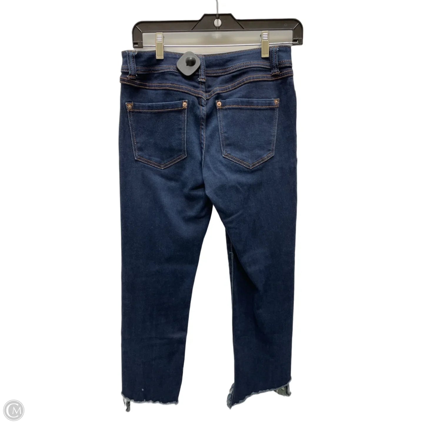 Jeans Cropped By Inc In Blue Denim, Size: 4