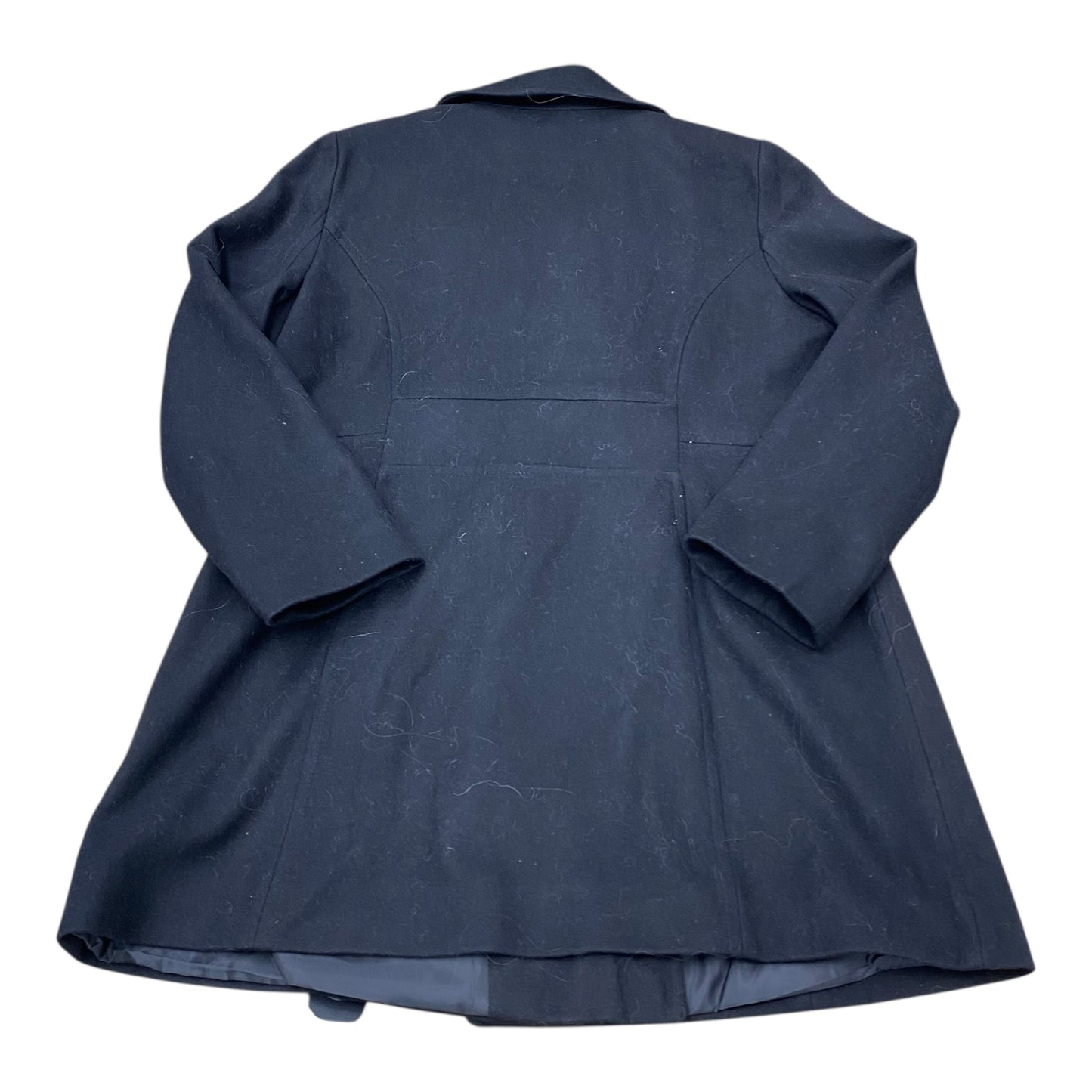 Coat Peacoat By Anne Klein In Black, Size:Xl