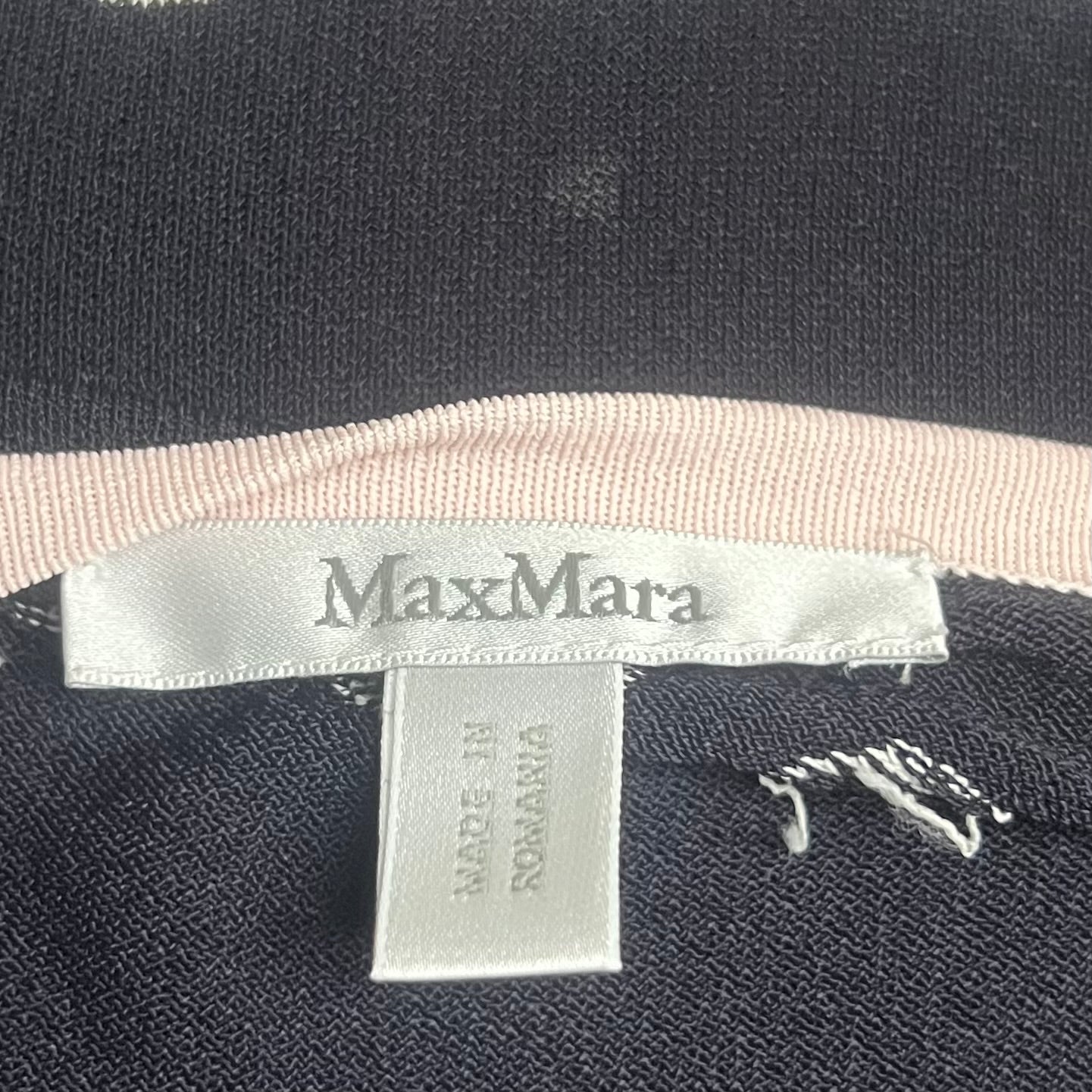 Sweater Cardigan Designer By Max Mara In Polkadot Pattern, Size: Xs