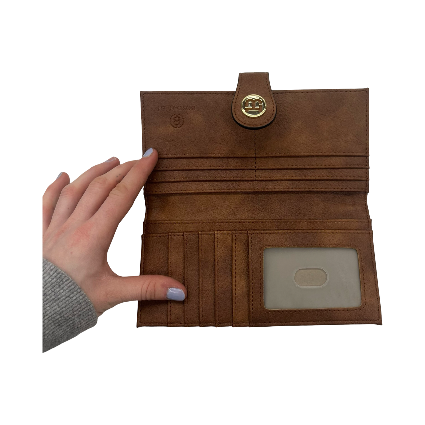 Wallet By Cme In Black & Brown, Size:Medium