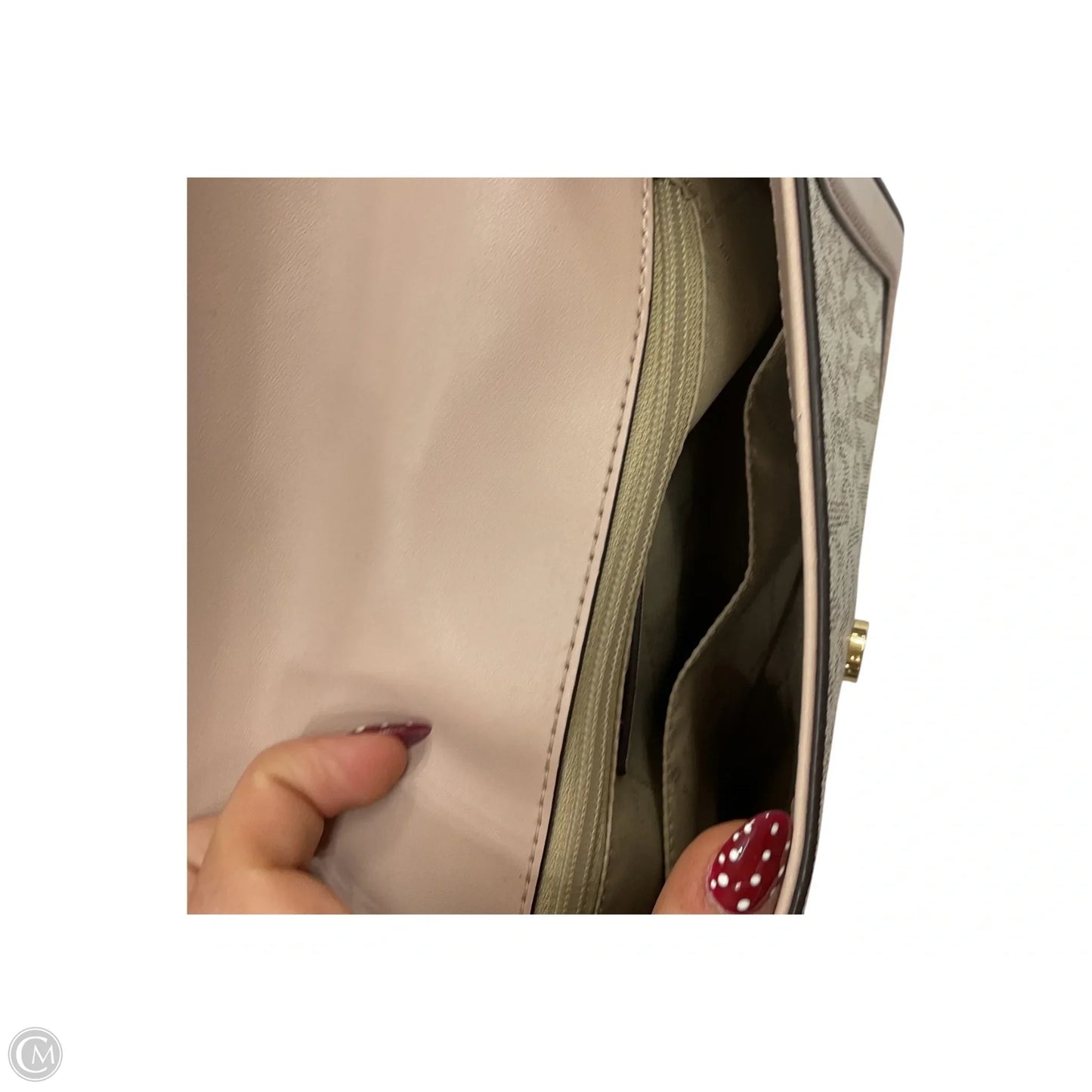 Crossbody Designer By Michael Kors, Size: Medium