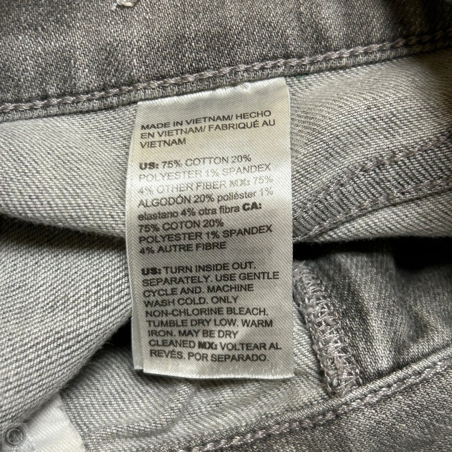 Jeans Boyfriend By Chicos In Grey, Size: 10