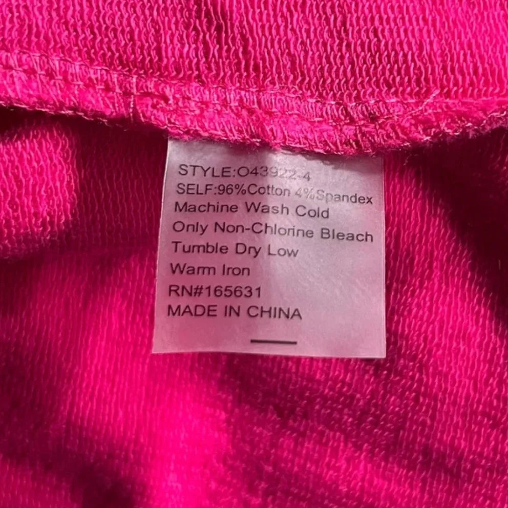Sweatshirt Hoodie By Johnny Was In Pink, Size: M