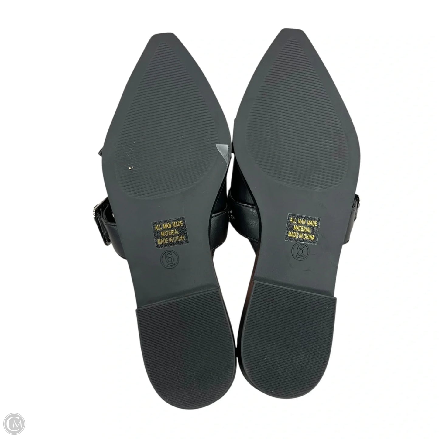 Shoes Flats By Soda In Black, Size: 6
