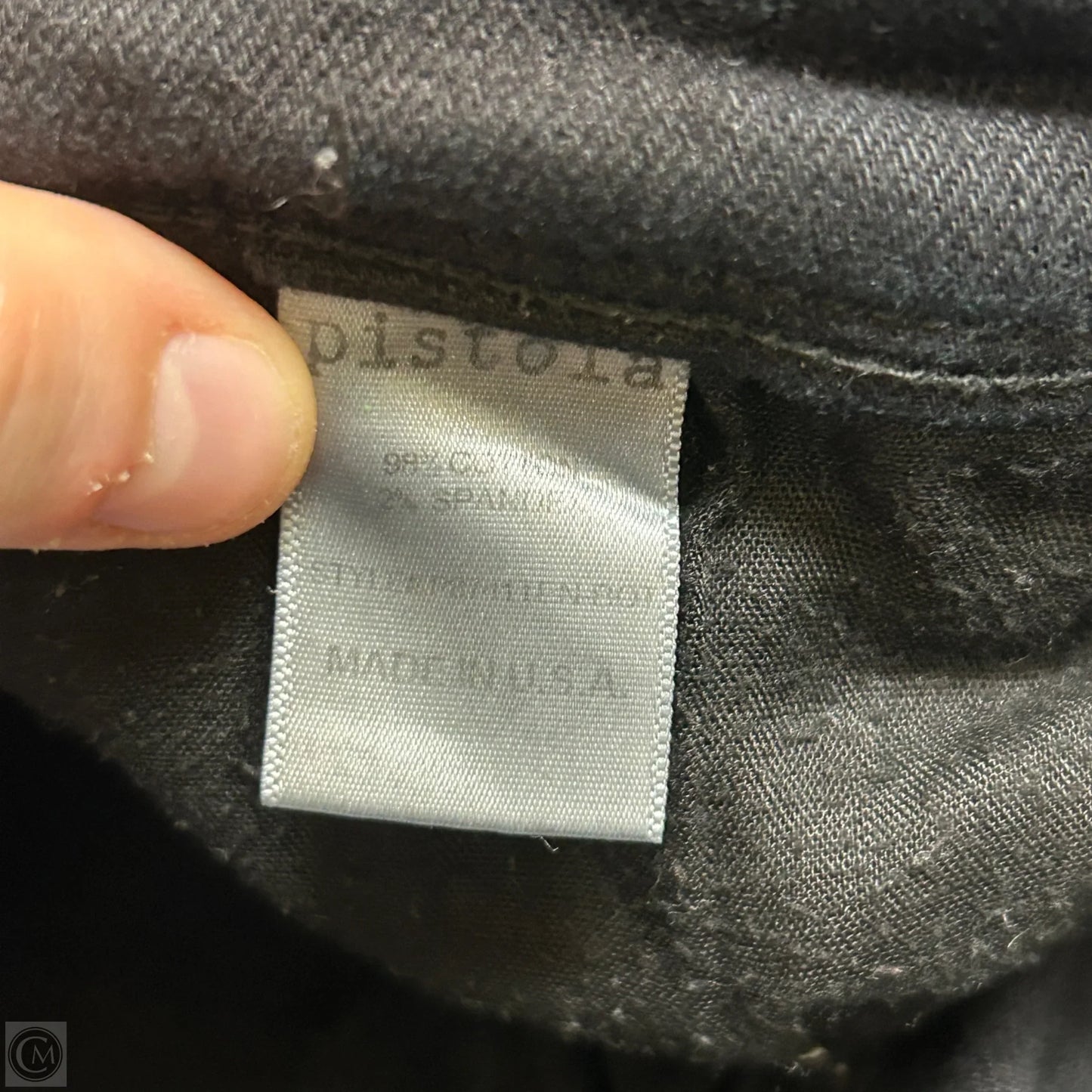 Jeans Straight By Pistola In Black, Size: 10