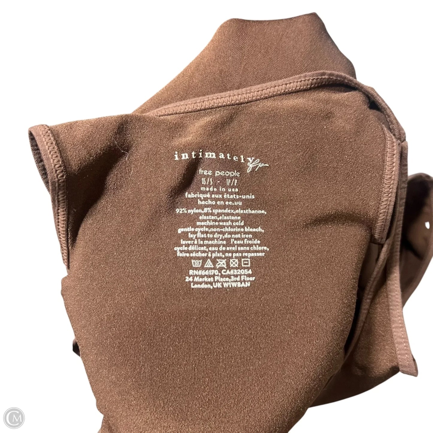 Top Short Sleeve By Free People In Brown, Size: Xs