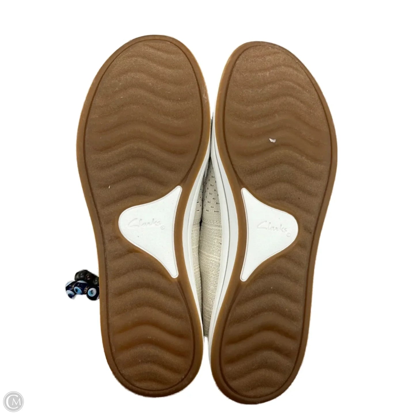 Shoes Heels Platform By Clarks In Cream, Size: 9.5