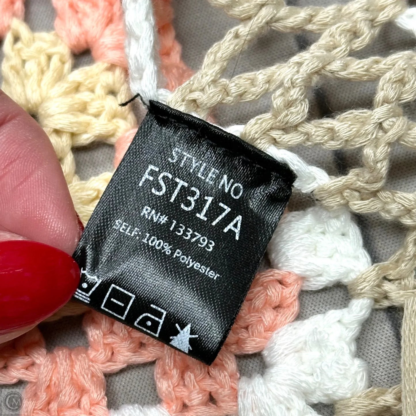 Sweater Cardigan By Pol In Pink & Tan, Size: S