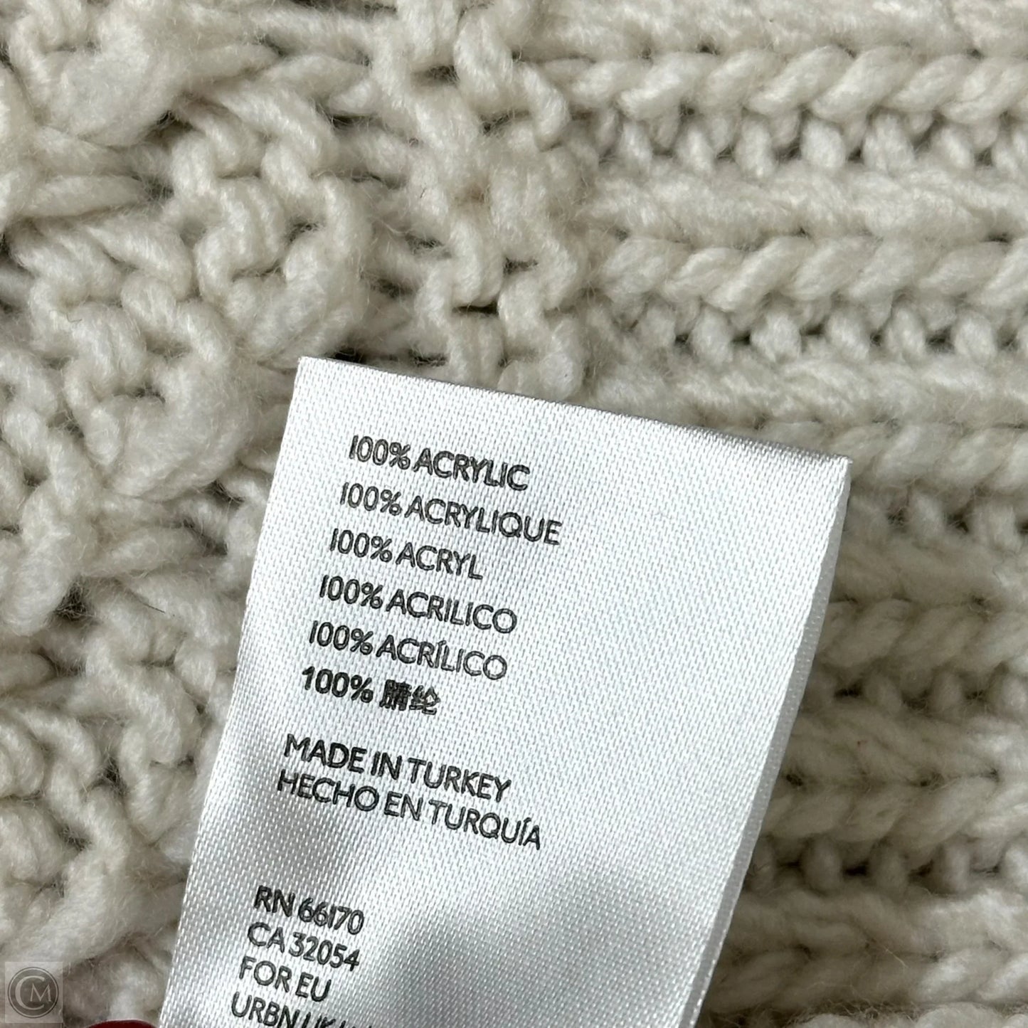 Sweater Cardigan By Anthropologie In Cream, Size: S