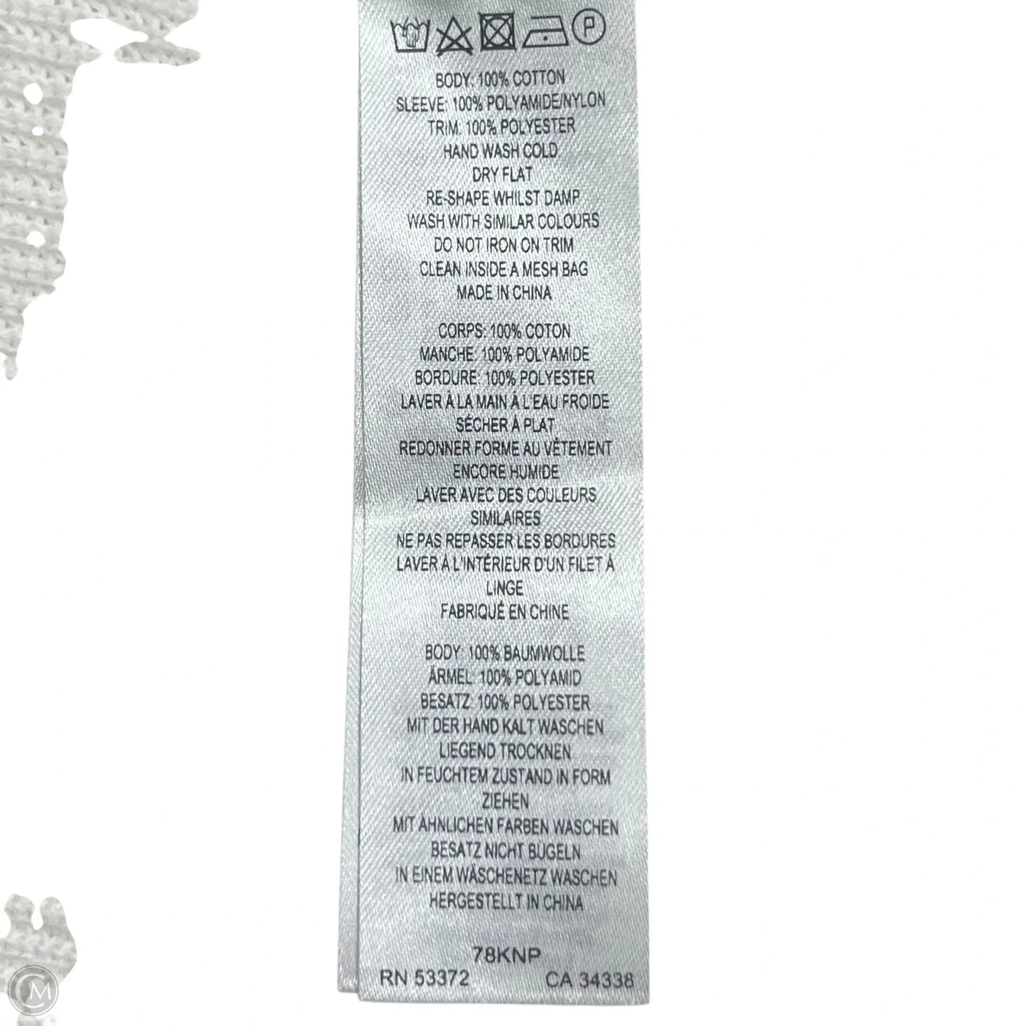 Sweater By French Connection In Cream, Size: S