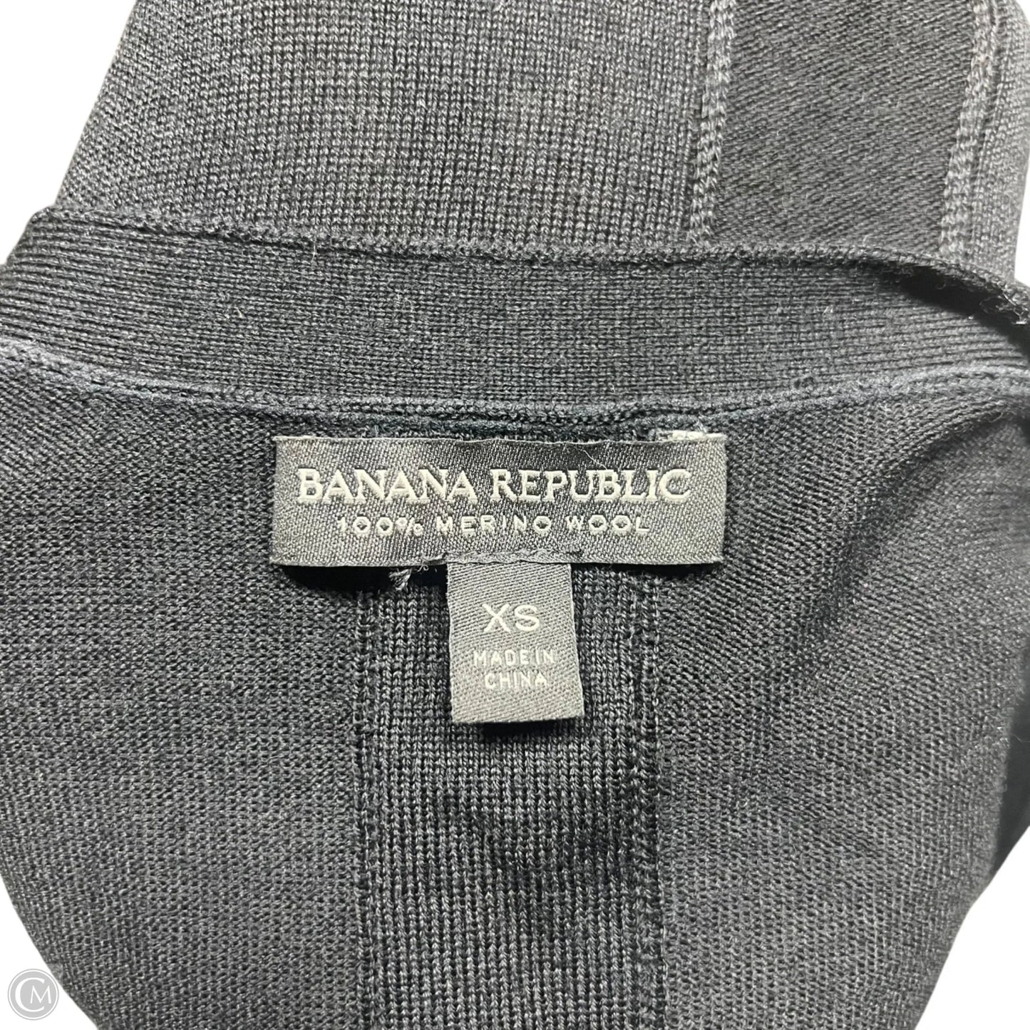 Sweater Cardigan By Banana Republic In Black, Size: Xs