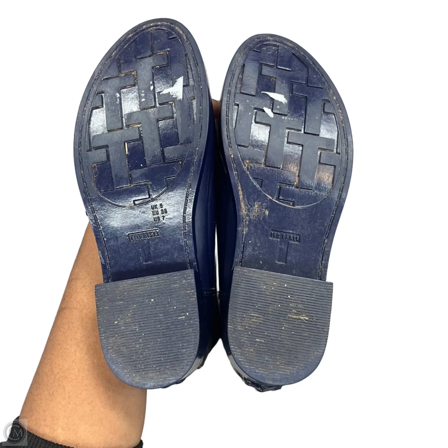 Boots Rain By Ted Baker In Blue, Size: 7