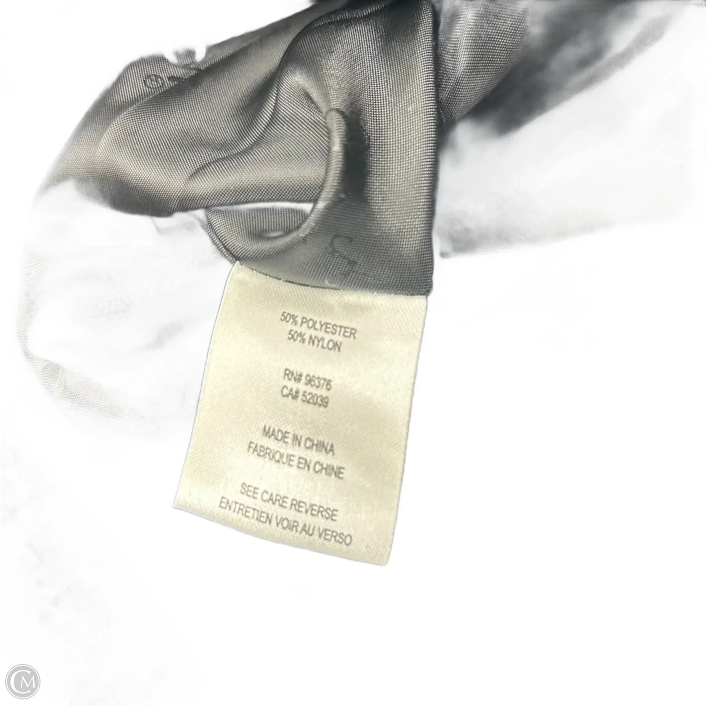 Coat Trench Coat By Samuel Dong In Black, Size: S