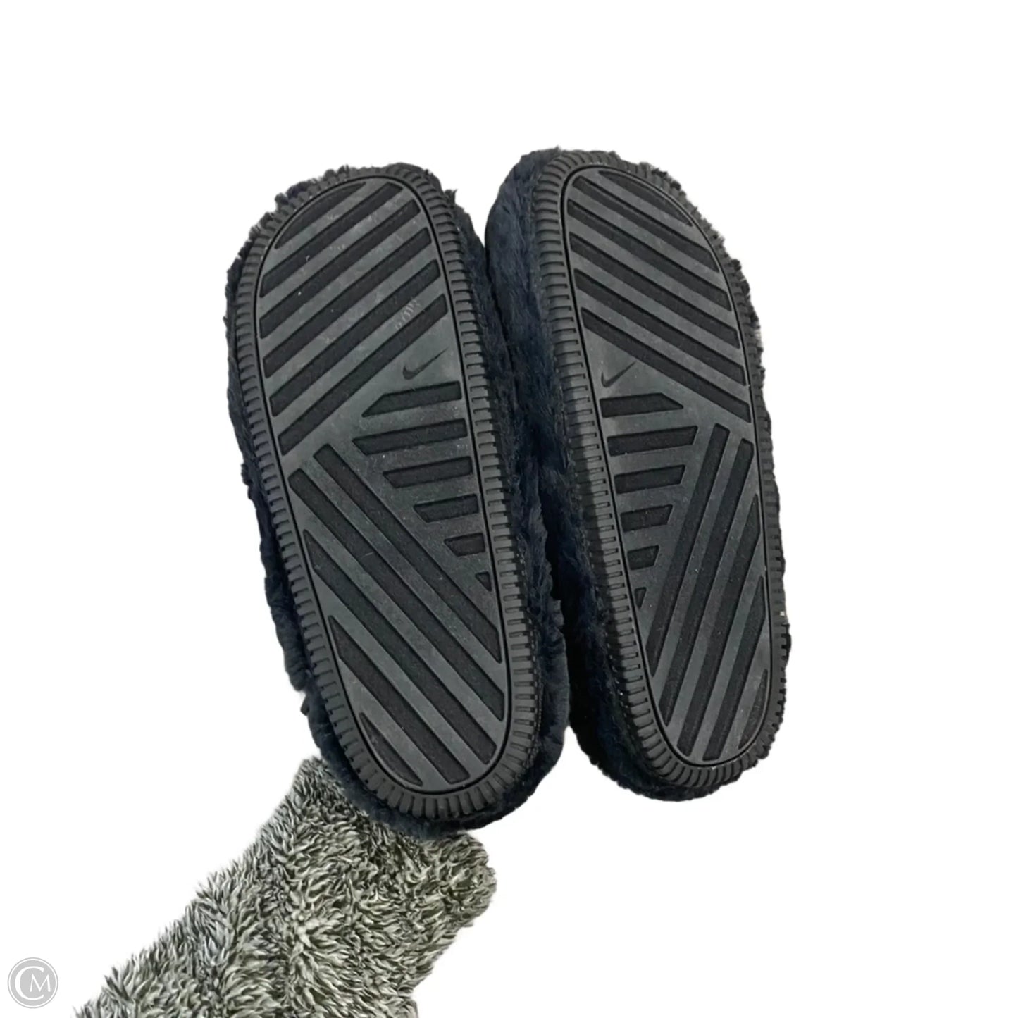 Slippers By Nike In Black, Size: 10