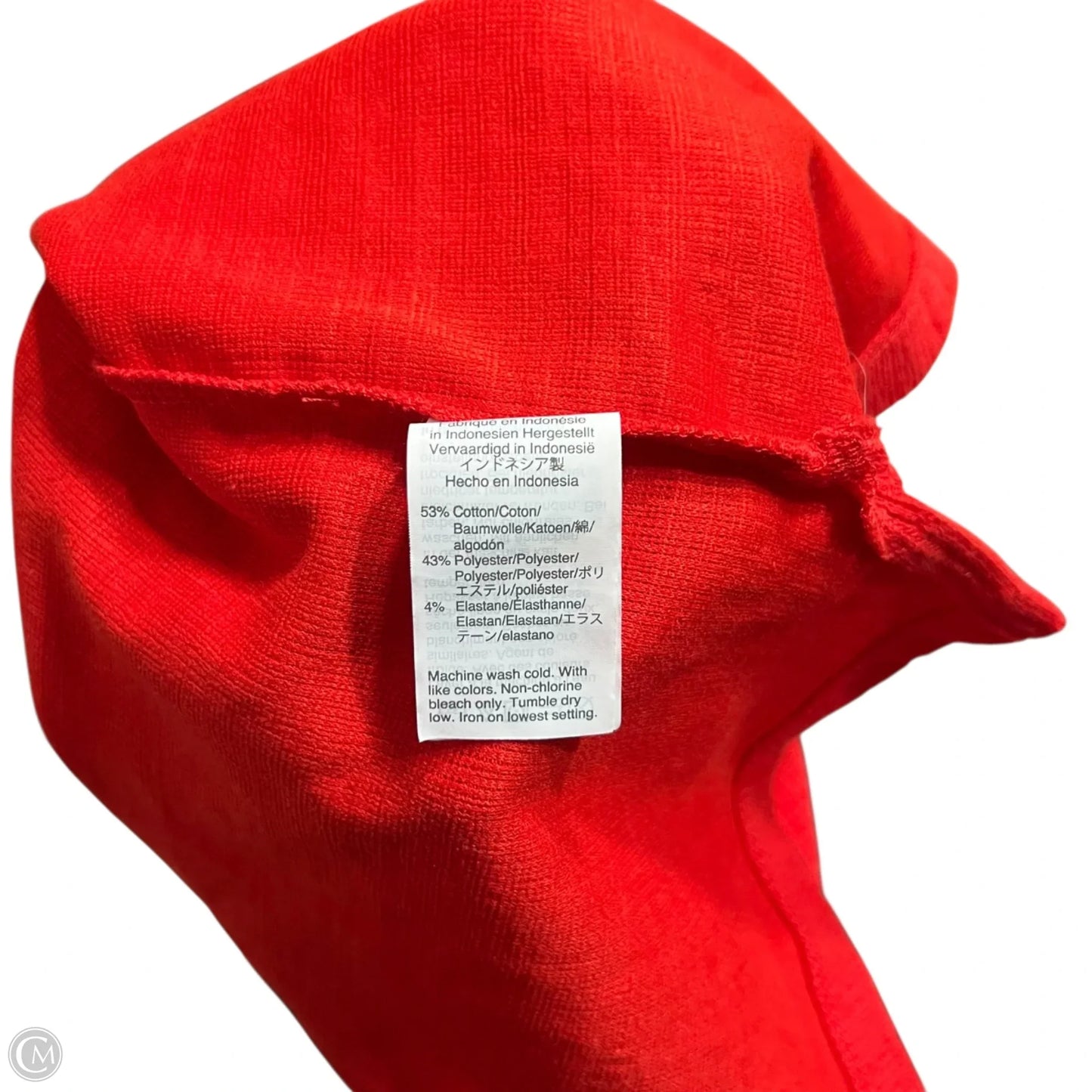 Top Sleeveless By Madewell In Red, Size: L