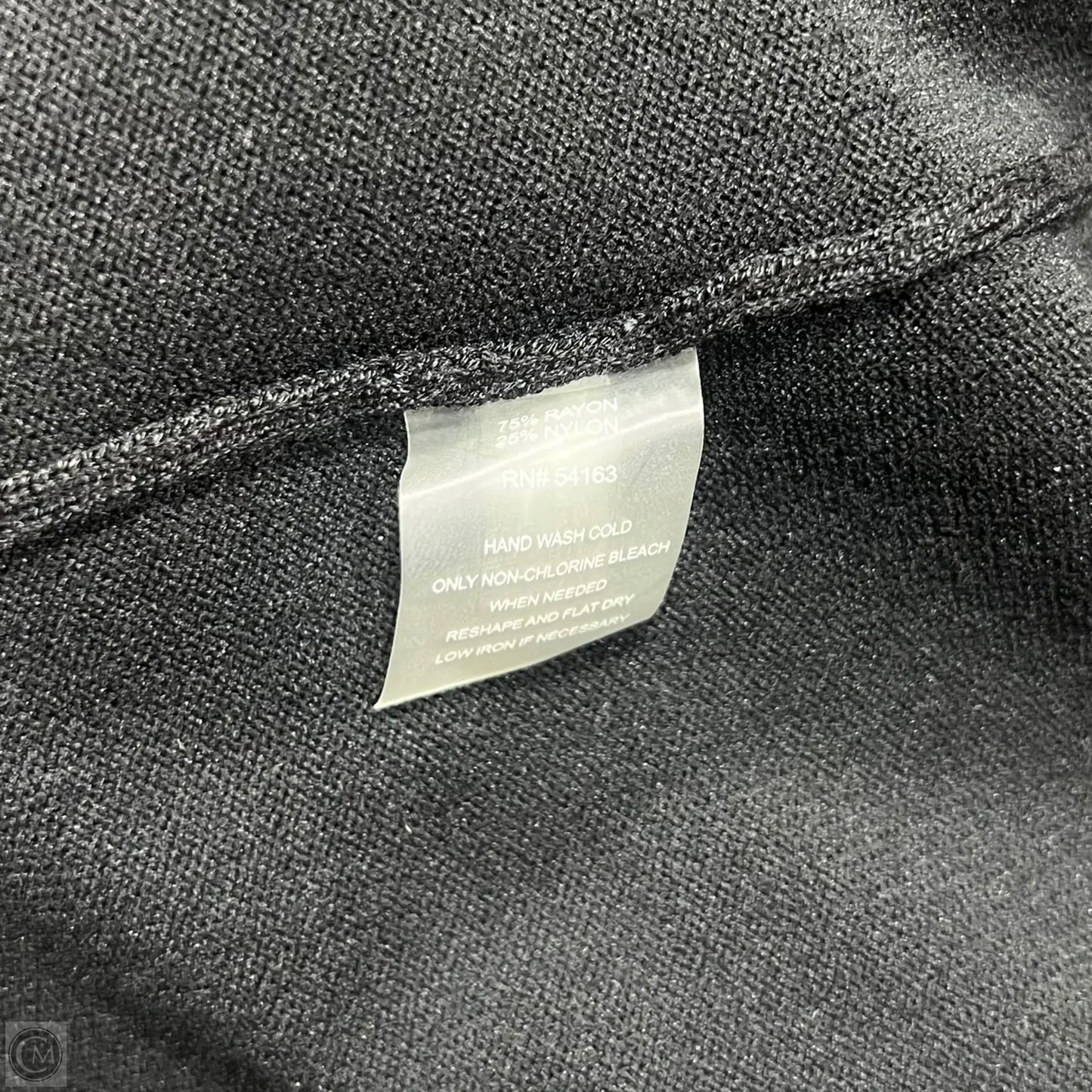 Dress Sweater By Calvin Klein In Black, Size: S