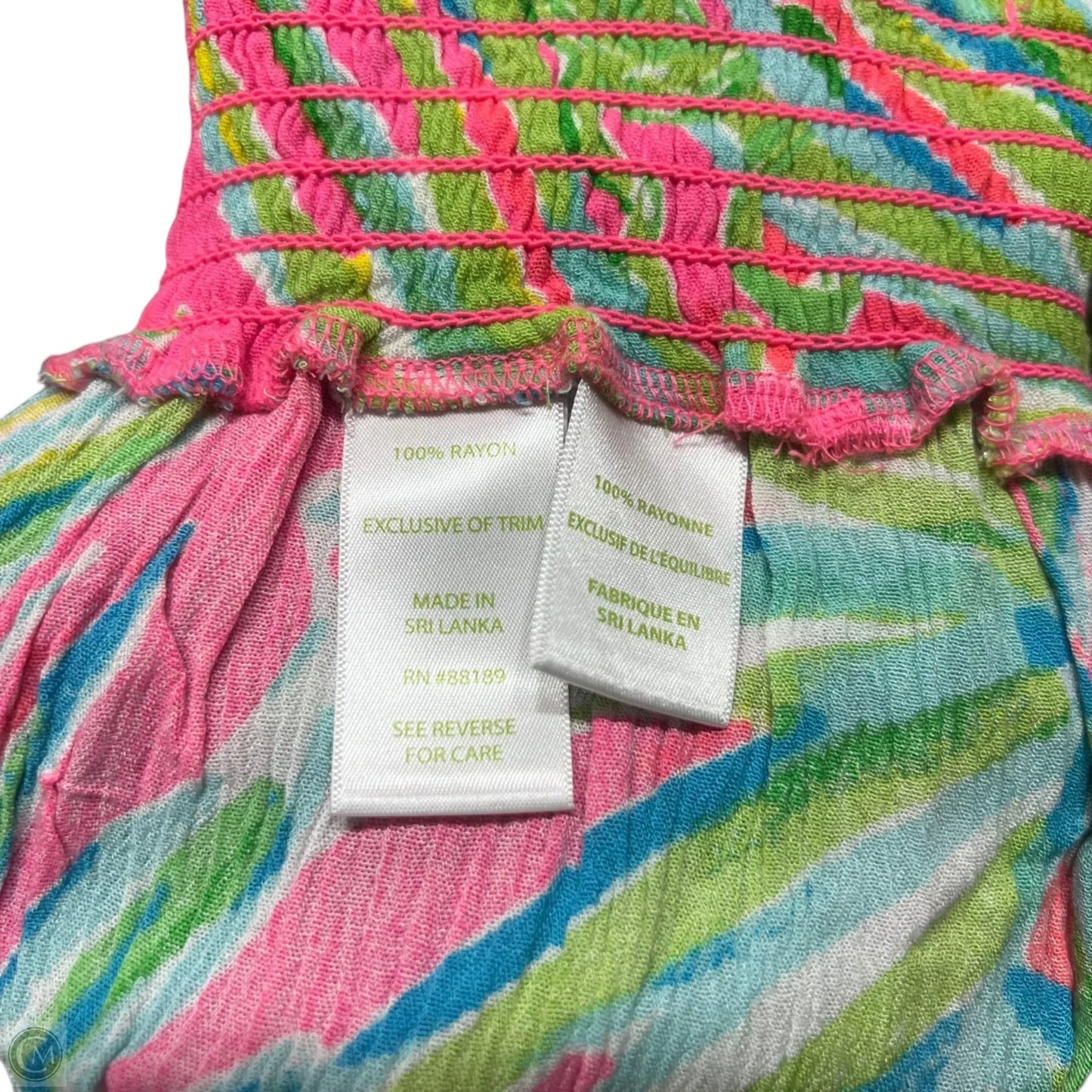 Shorts Designer By Lilly Pulitzer In Blue & Green, Size: 0