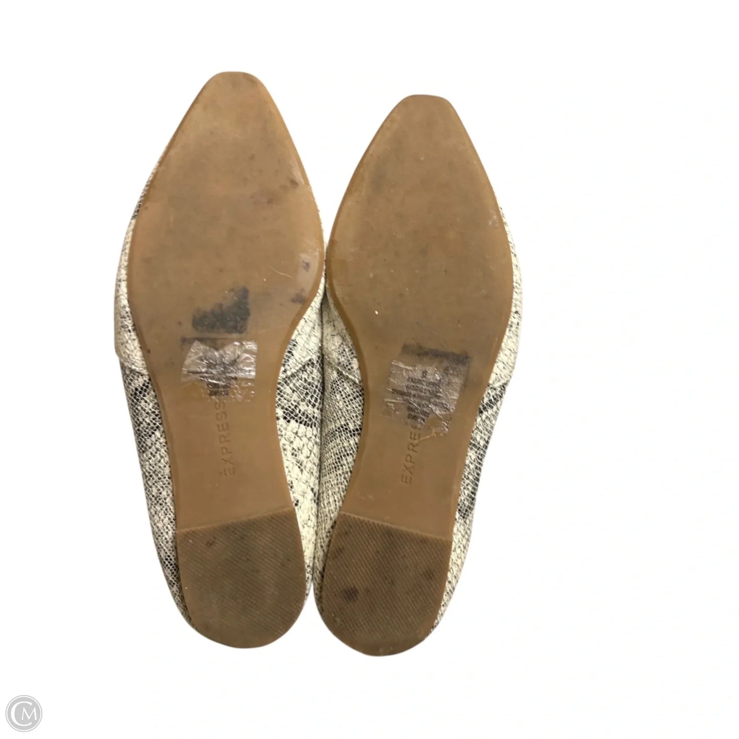 Shoes Flats By Express In Snakeskin Print, Size: 6