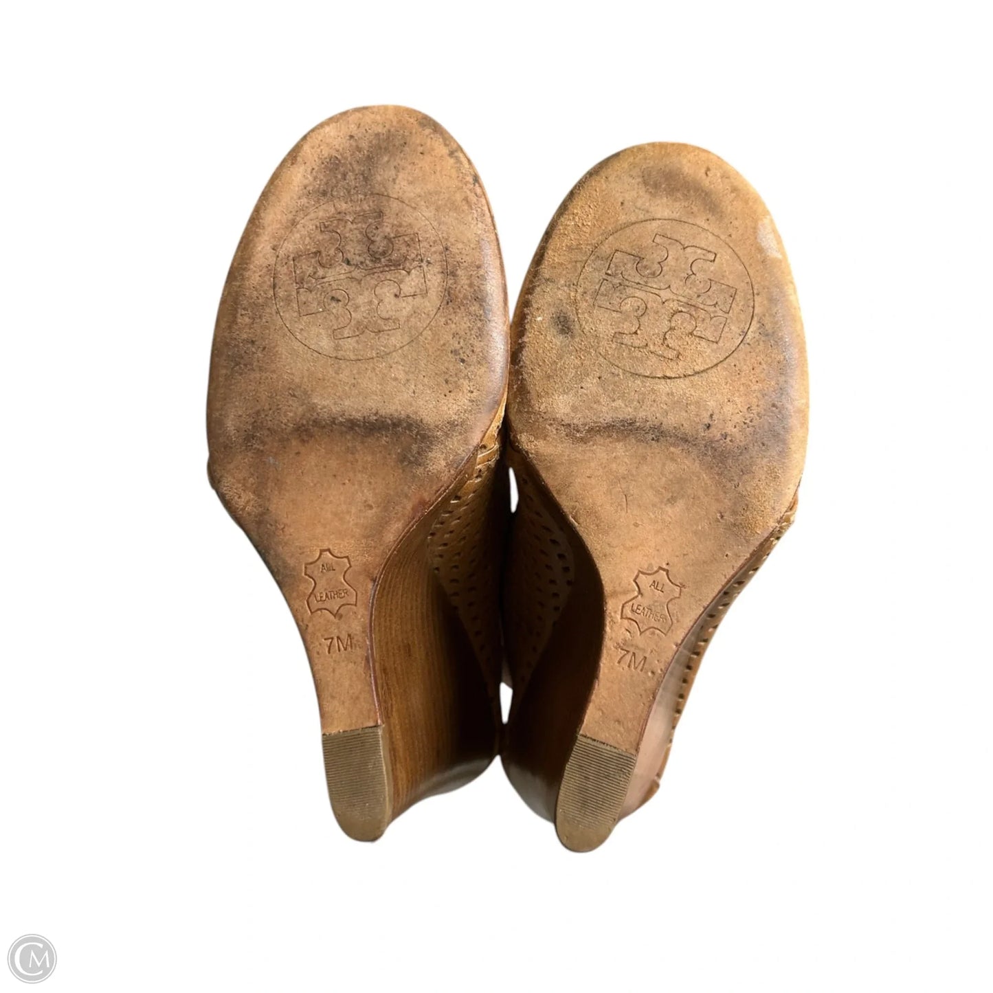 Shoes Designer By Tory Burch In Tan, Size: 7