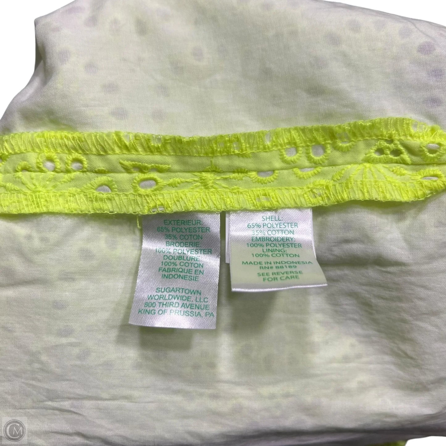 Top Sleeveless Designer By Lilly Pulitzer In Yellow, Size: S
