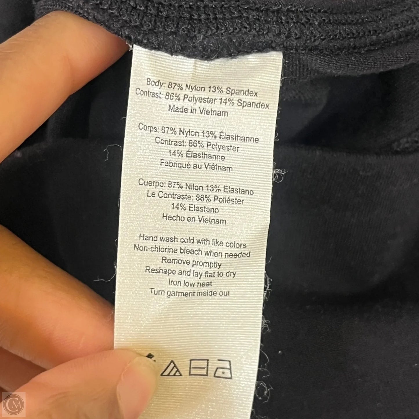 Athletic Leggings Capris By Alo In Black, Size: Xxs