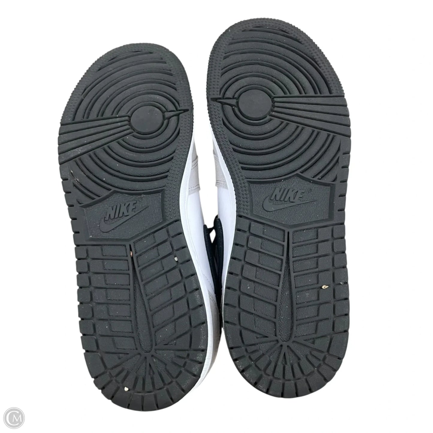 Shoes Luxury Designer By Jordan In Black & Grey, Size: 6.5