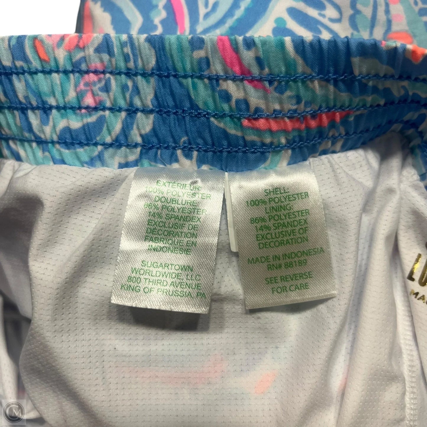 Shorts Designer By Lilly Pulitzer In Blue & Pink, Size: Xs