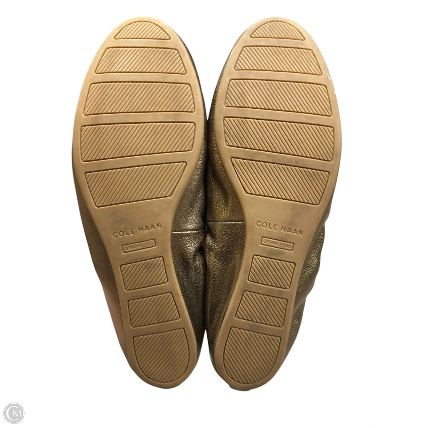 Shoes Flats By Cole-haan In Bronze, Size: 6.5