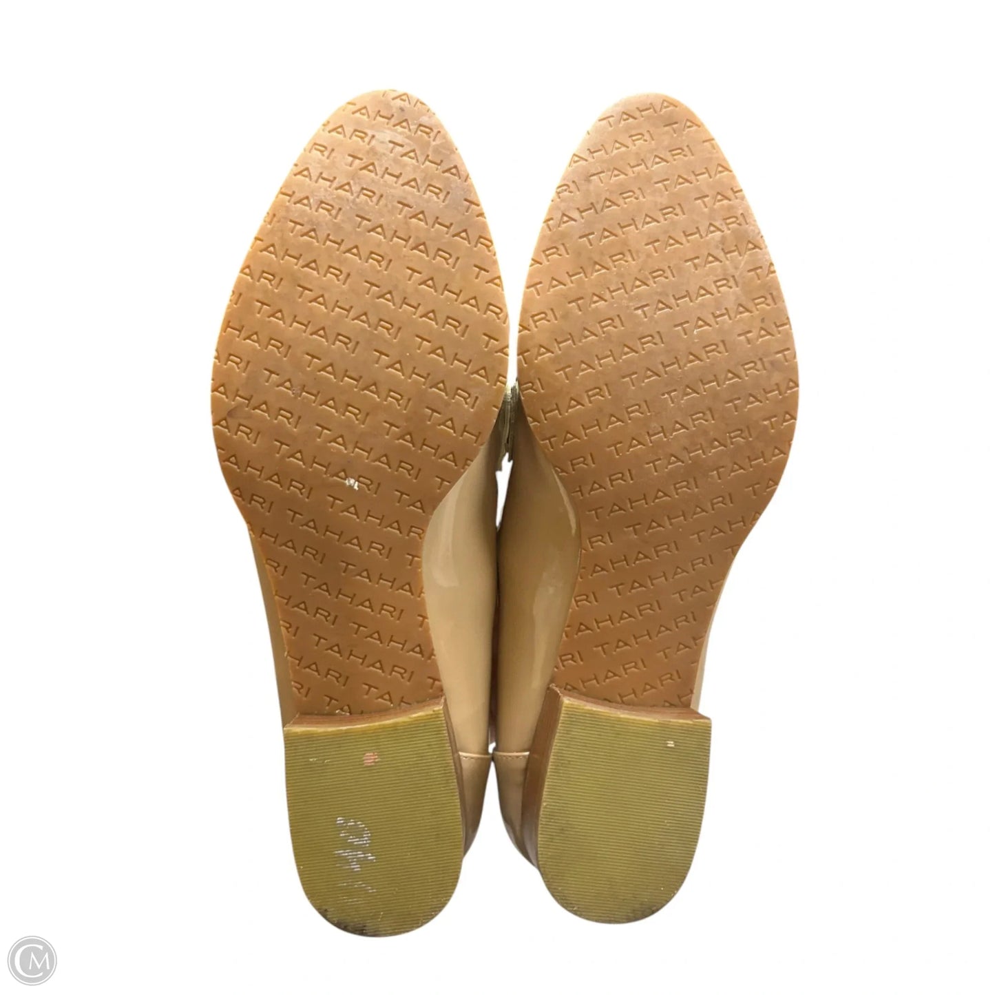 Shoes Heels Platform By Tahari In Tan, Size: 7.5