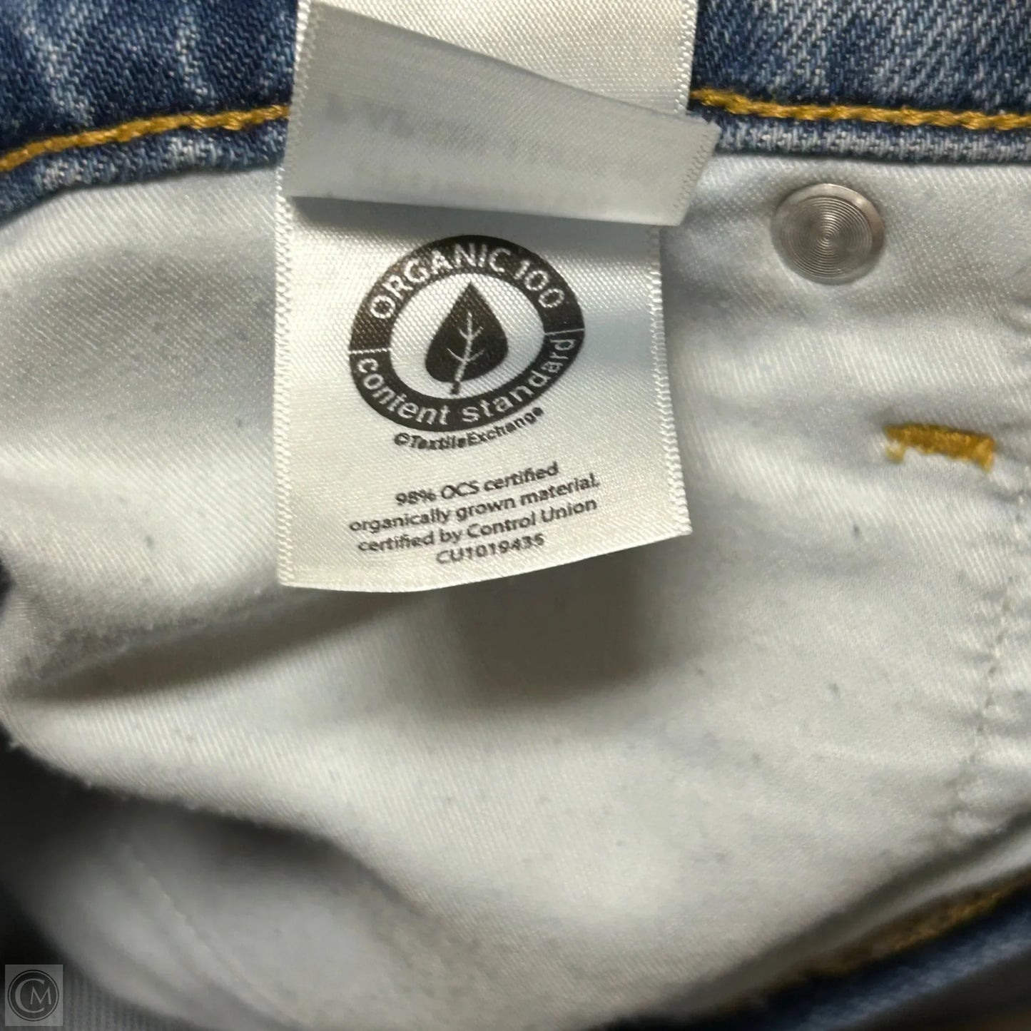 Jeans Straight By Everlane In Blue Denim, Size: 6
