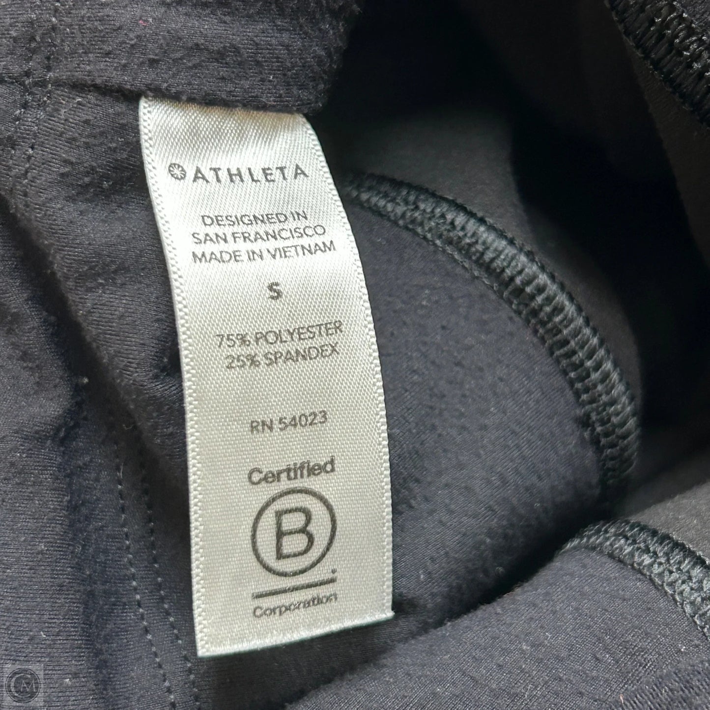 Athletic Leggings By Athleta In Black & Grey, Size: 4