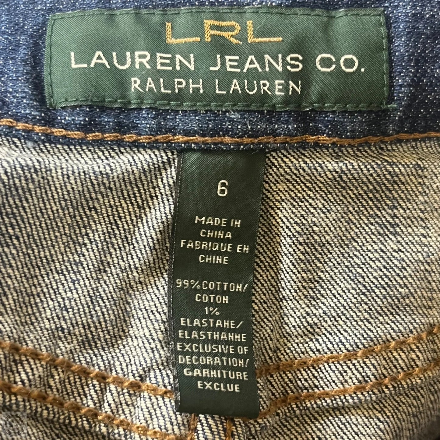 Skirt Midi By Lauren Jeans Co In Blue Denim, Size: 6