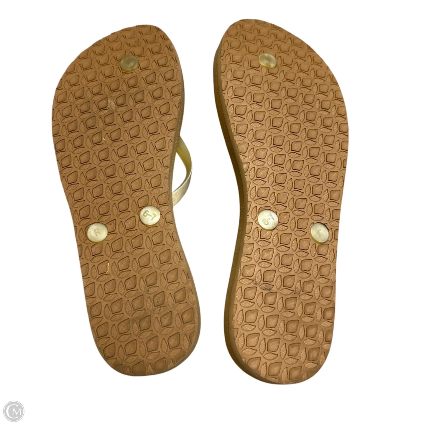 Sandals Flats By Reef In Tan, Size: 6