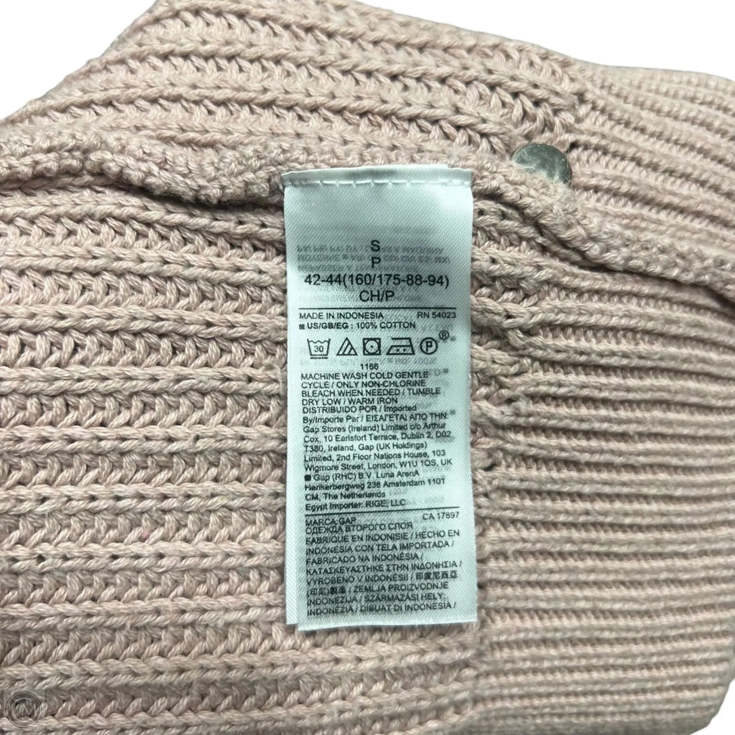 Sweater By Gap In Mauve, Size: S