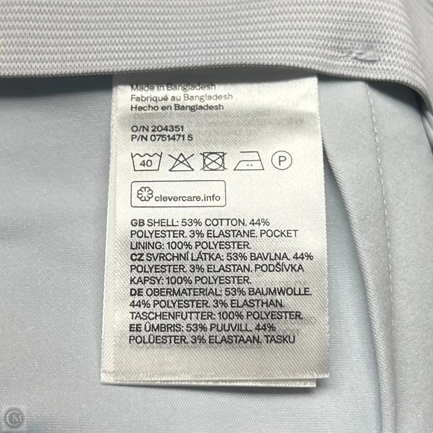 Pants Dress By H&m In Blue, Size: 2