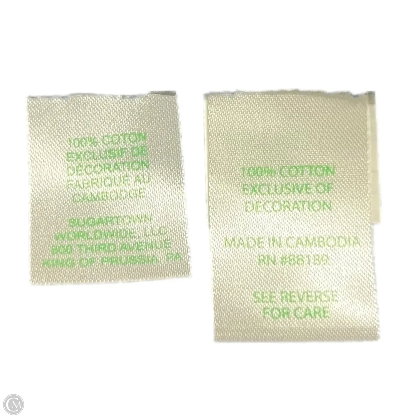 Top Short Sleeve Designer By Lilly Pulitzer In Blue, Size: S