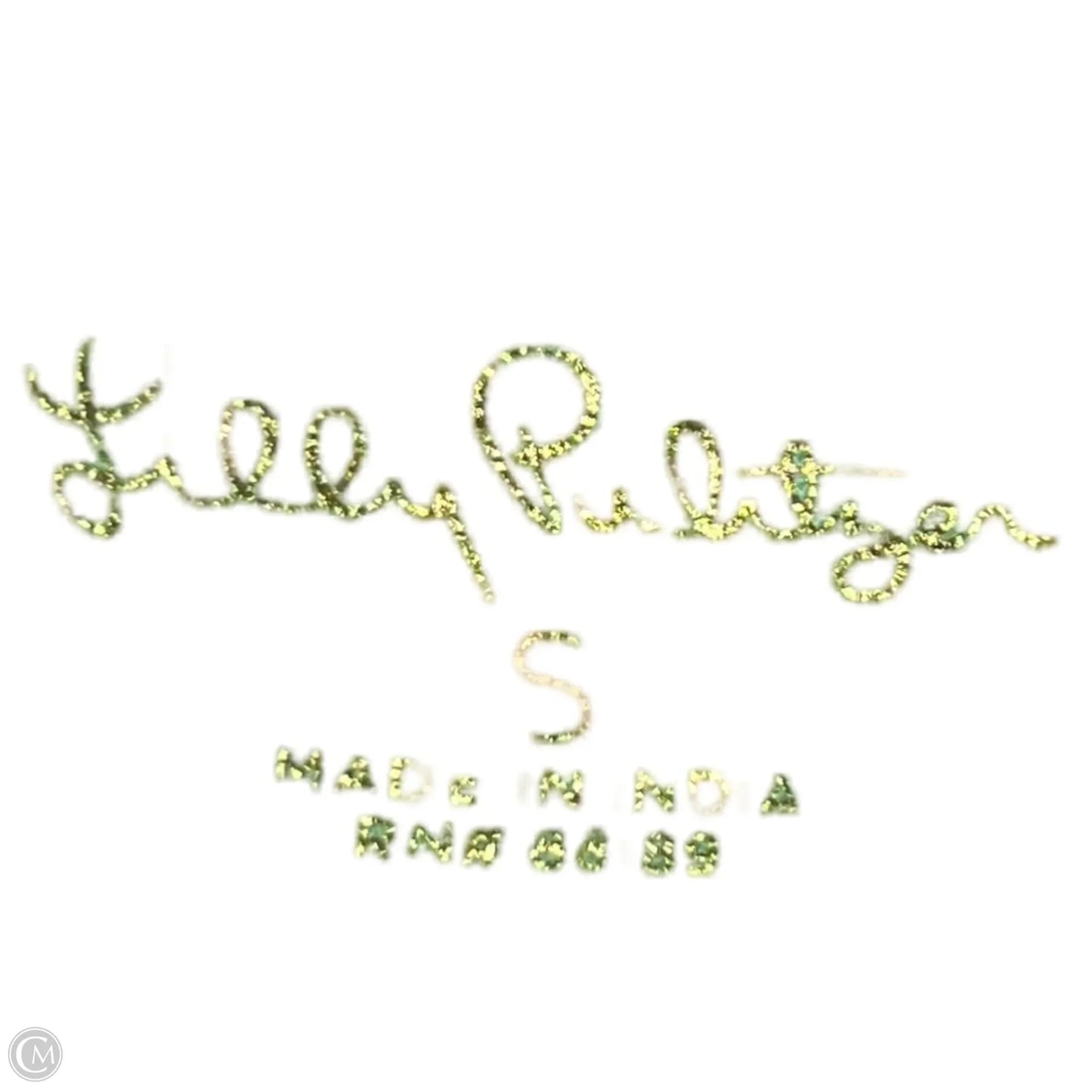 Top Sleeveless Designer By Lilly Pulitzer In Green, Size: S