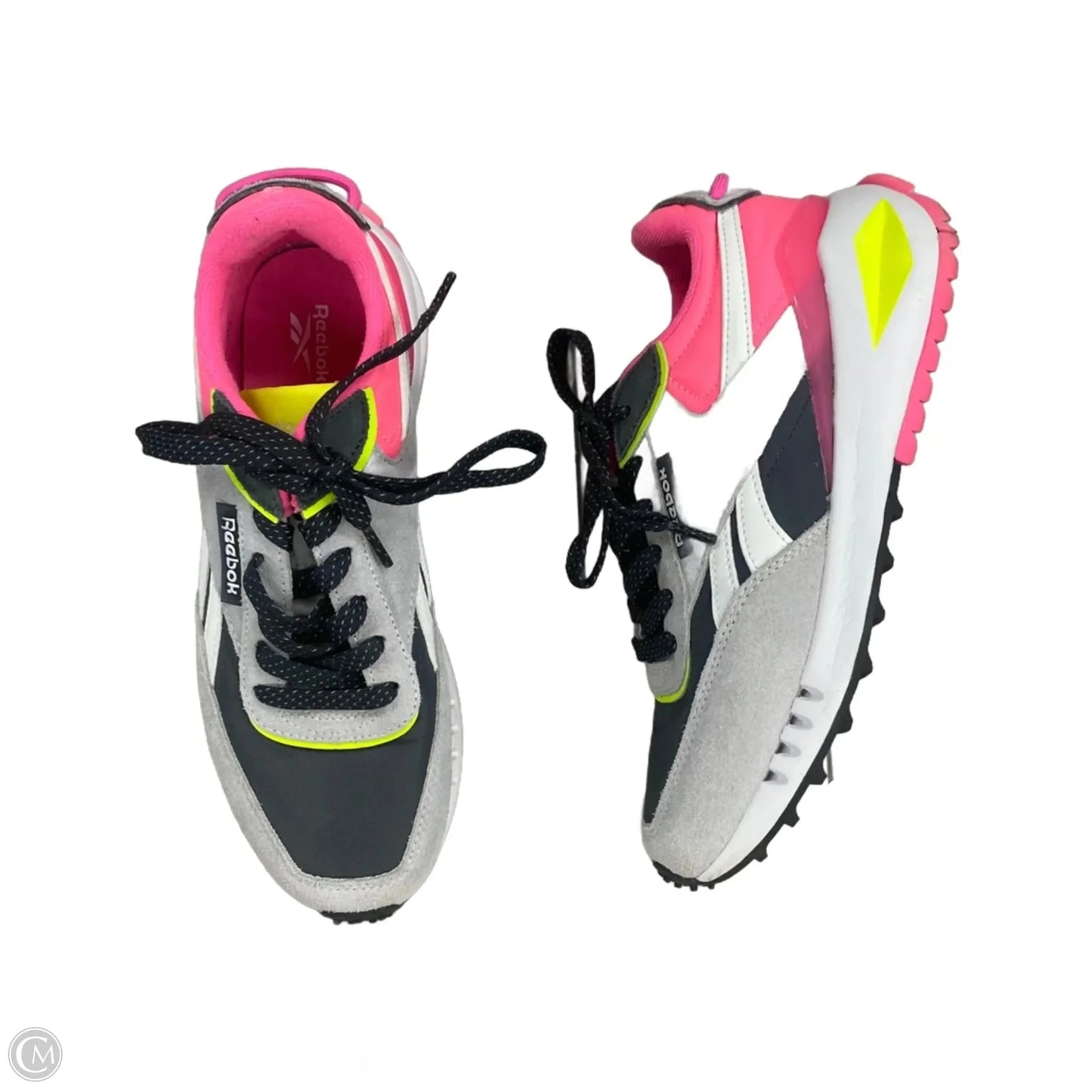 Shoes Sneakers By Reebok In Grey & Pink, Size: 7