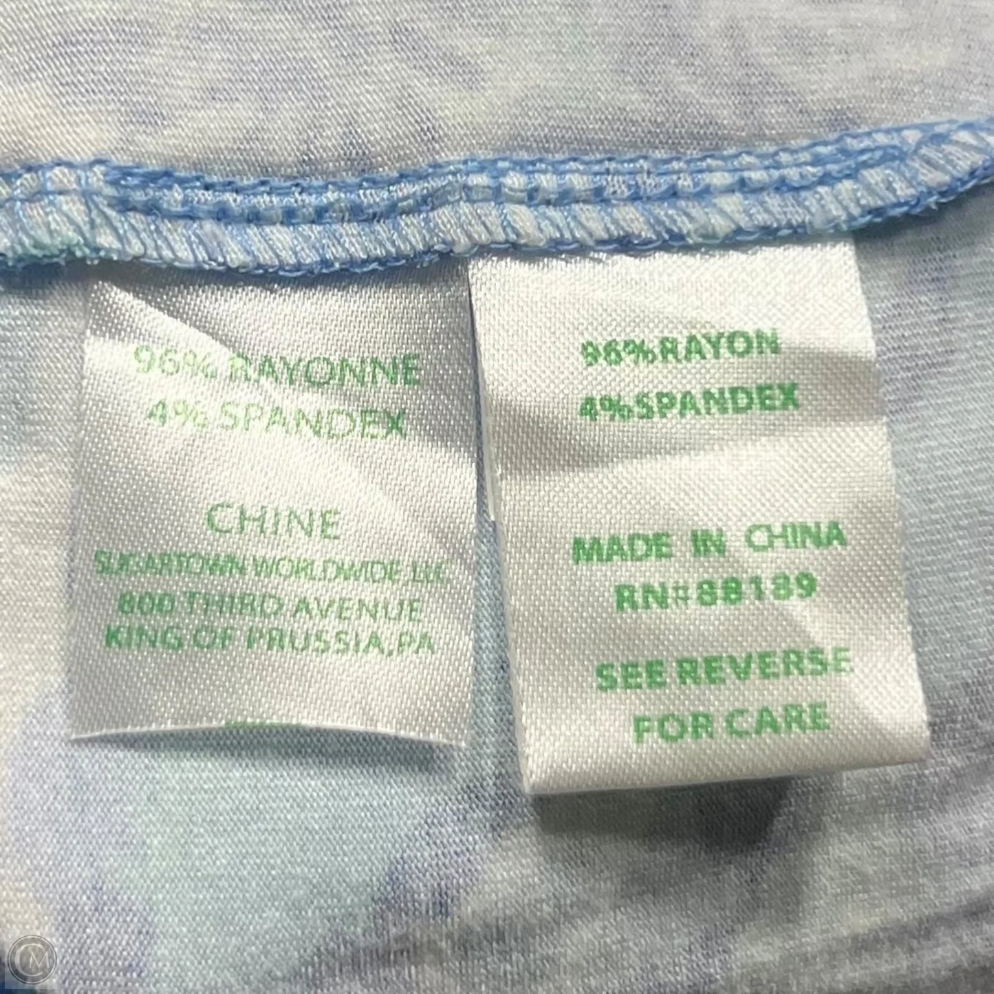 Pants Designer By Lilly Pulitzer In Blue & White, Size: Xxs