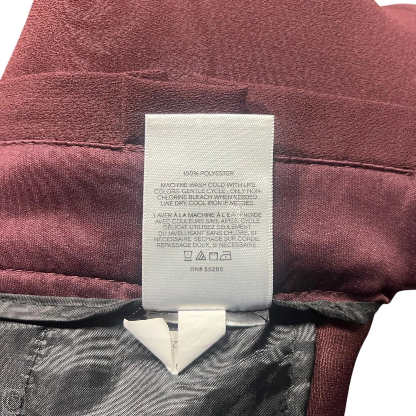 Pants Dress By Express In Maroon, Size: 0