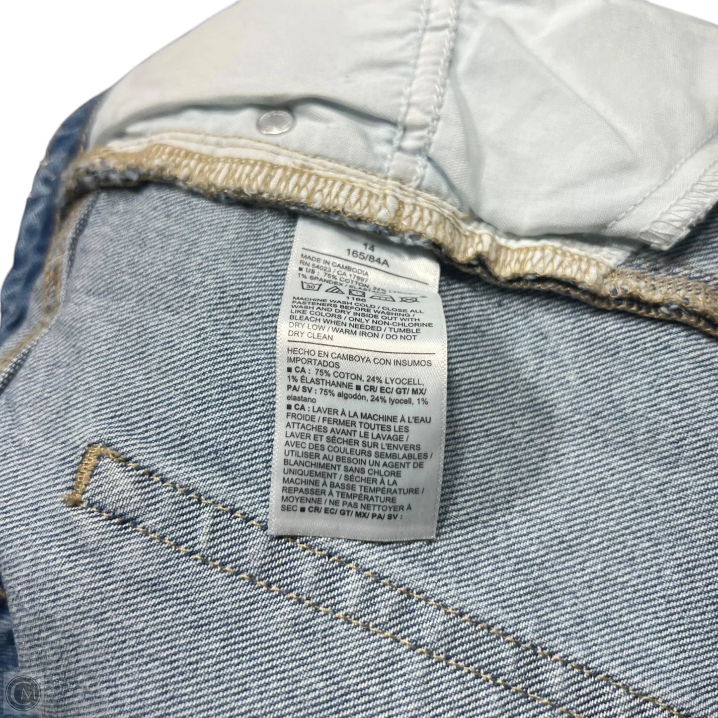 Jeans Wide Leg By Old Navy In Blue Denim, Size: 14