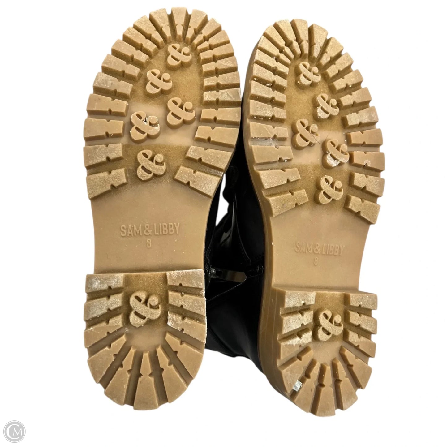 Boots Ankle Heels By Sam And Libby In Black, Size: 8