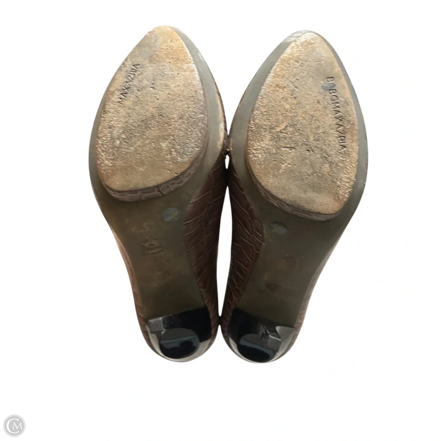 Shoes Heels Platform By Bcbgmaxazria In Taupe, Size: 7.5