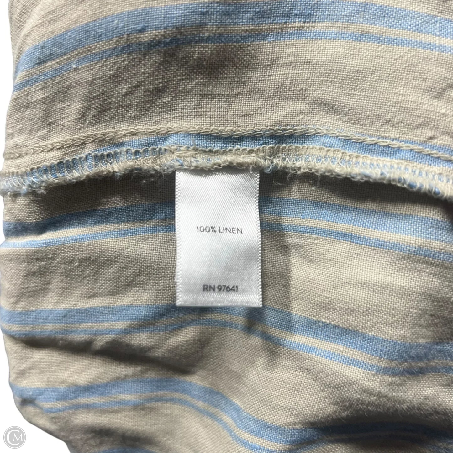Pants Linen By J. Jill In Striped Pattern, Size: L