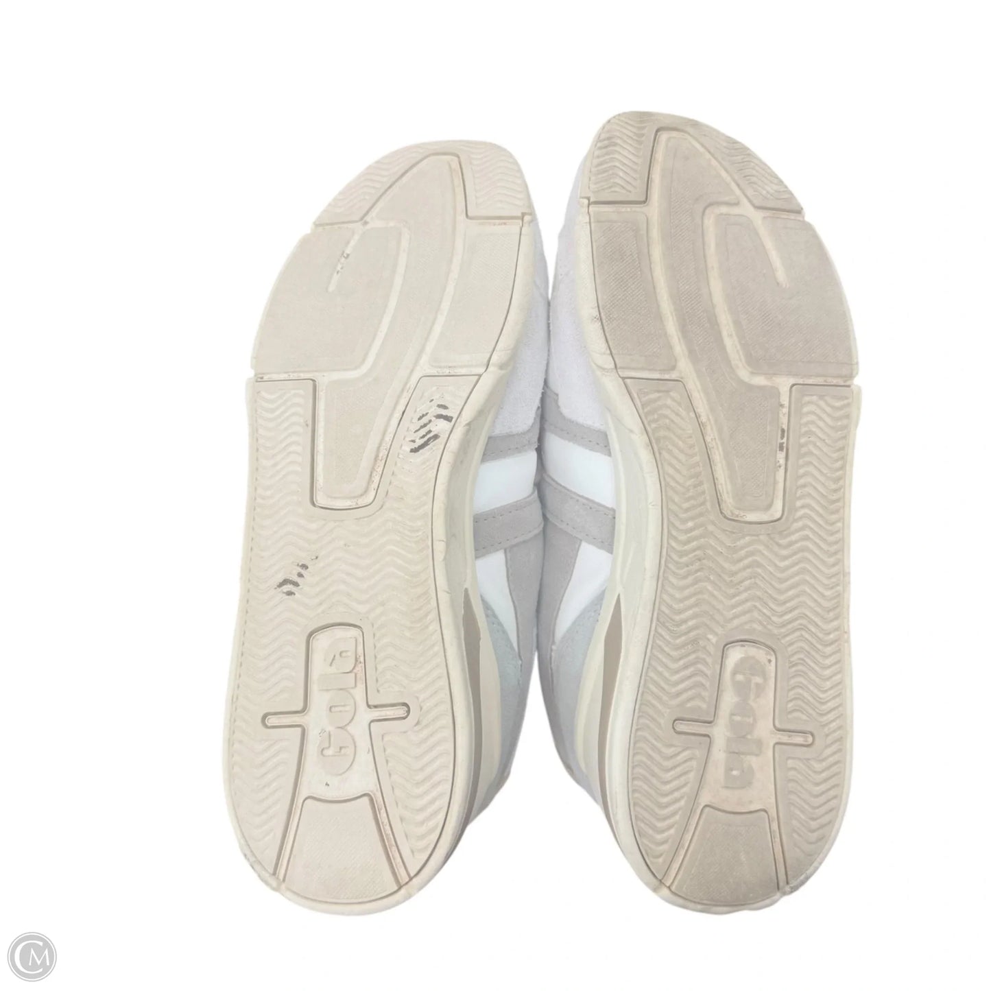 Shoes Sneakers By Gola In Grey & White, Size: 7