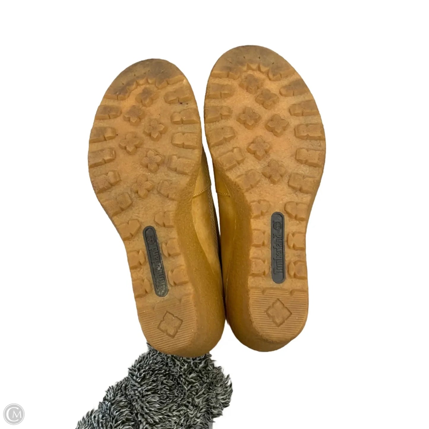 Boots Ankle Heels By Timberland In Tan, Size: 7.5