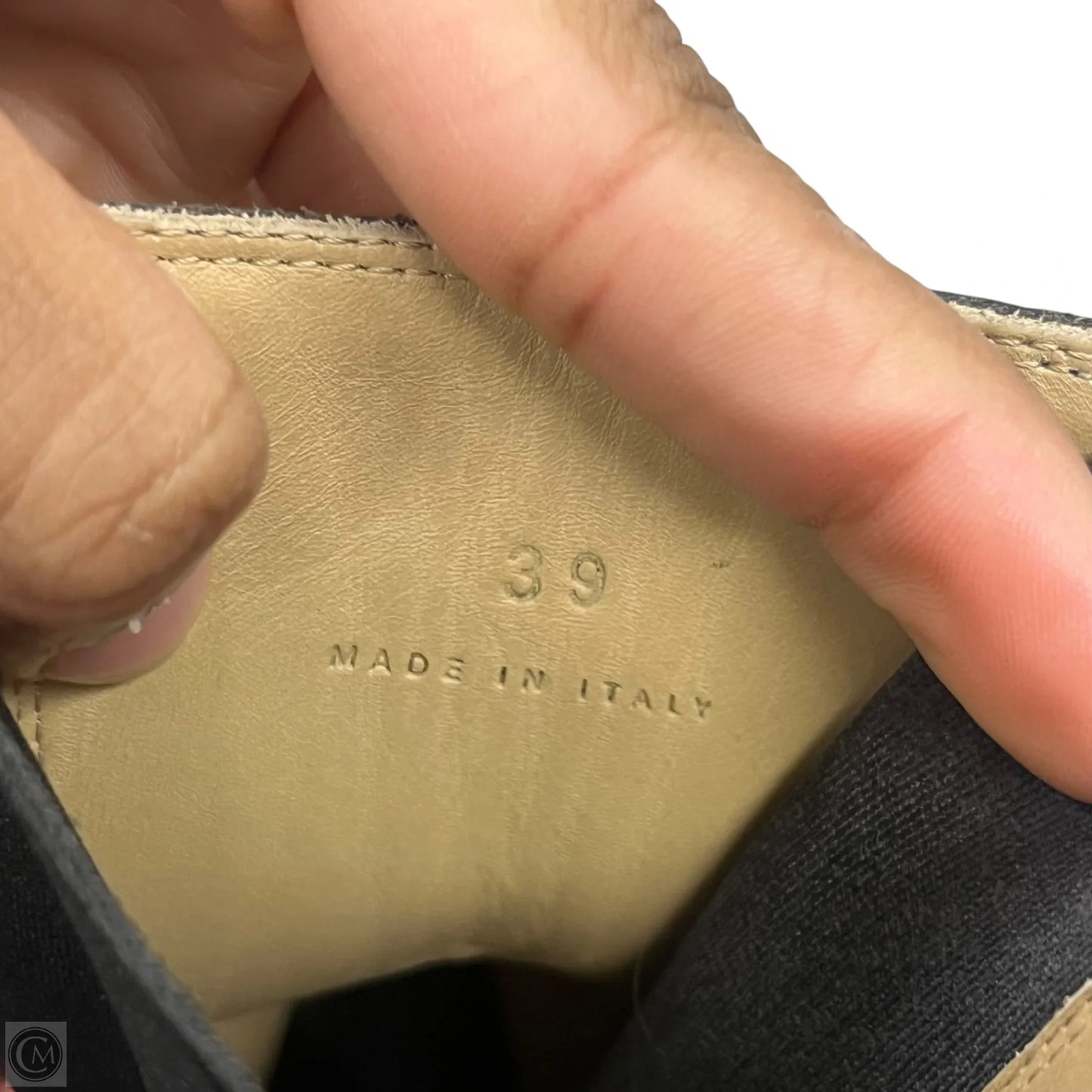 Boots Luxury Designer By Bottega Veneta In Black & Pink, Size: 8.5